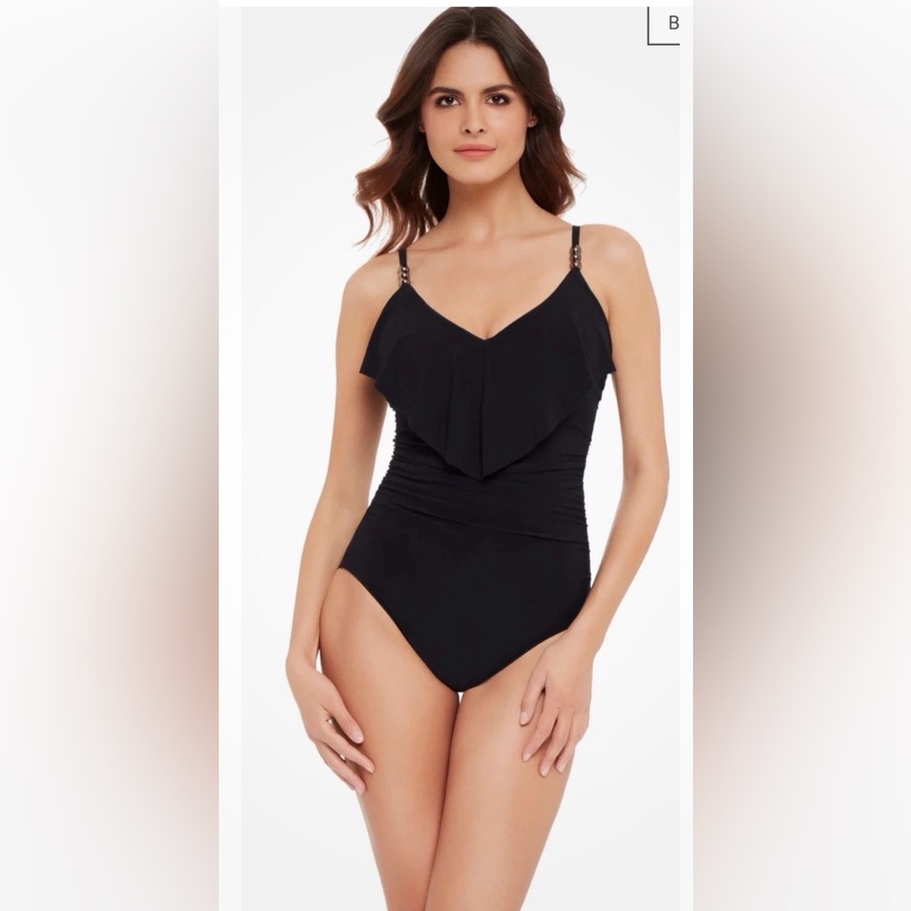 Magicsuit Isabel Underwire One-Piece Swimsuit Black 10 $174